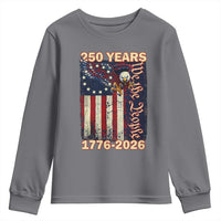 250th Anniversary USA Patriotic Youth Sweatshirt 250 Years We The People Vintage Bald Eagle