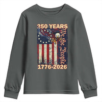 250th Anniversary USA Patriotic Youth Sweatshirt 250 Years We The People Vintage Bald Eagle