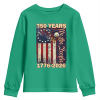 250th Anniversary USA Patriotic Youth Sweatshirt 250 Years We The People Vintage Bald Eagle