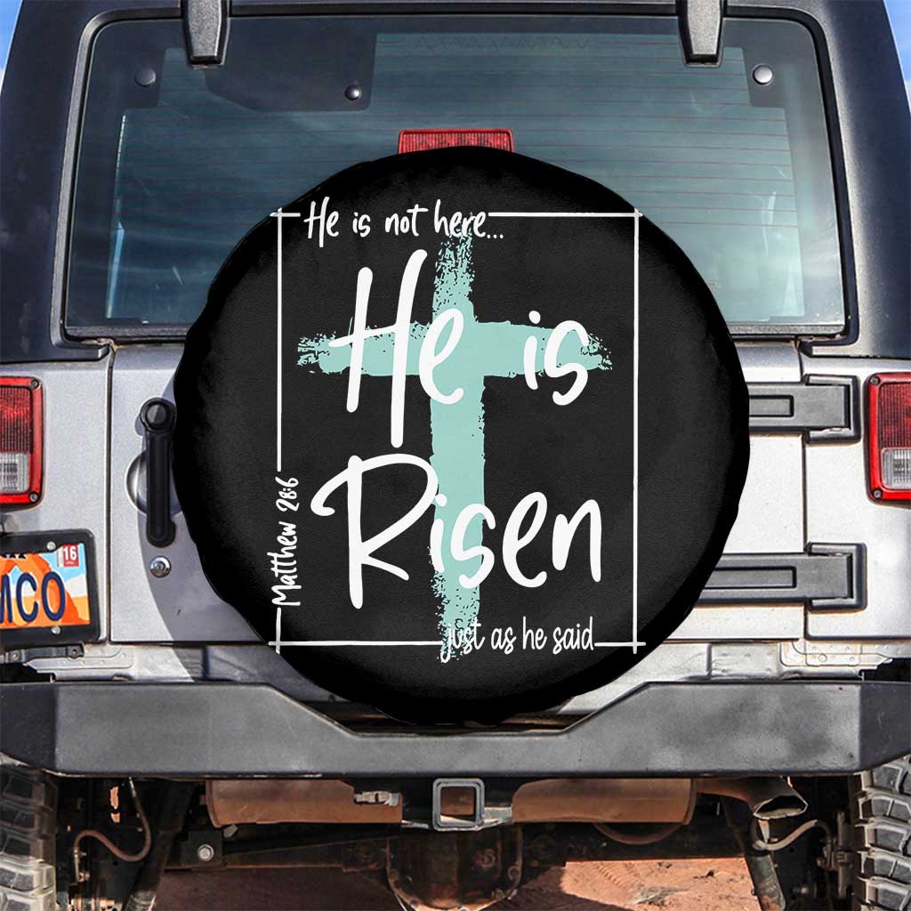 Easter He Is Risen Spare Tire Cover He Is Not Here Christian Cross