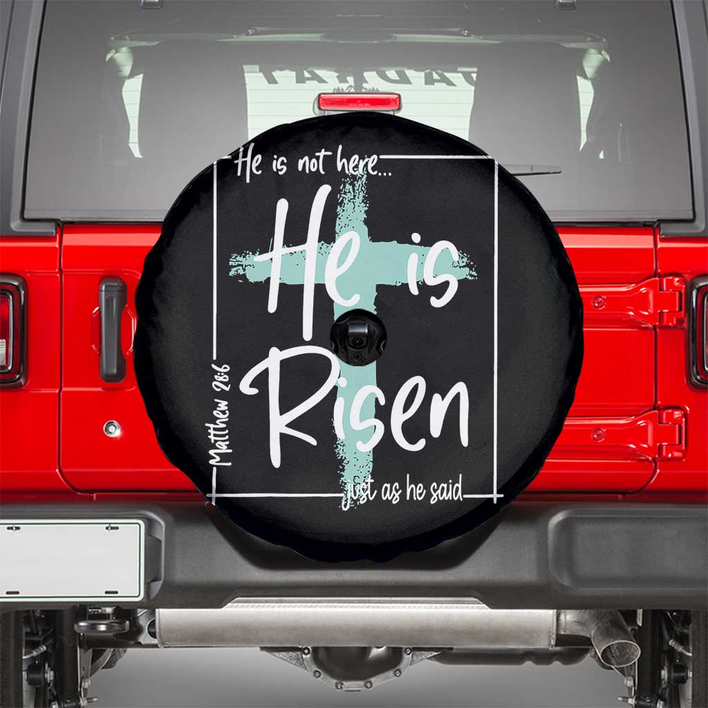 Easter He Is Risen Spare Tire Cover He Is Not Here Christian Cross