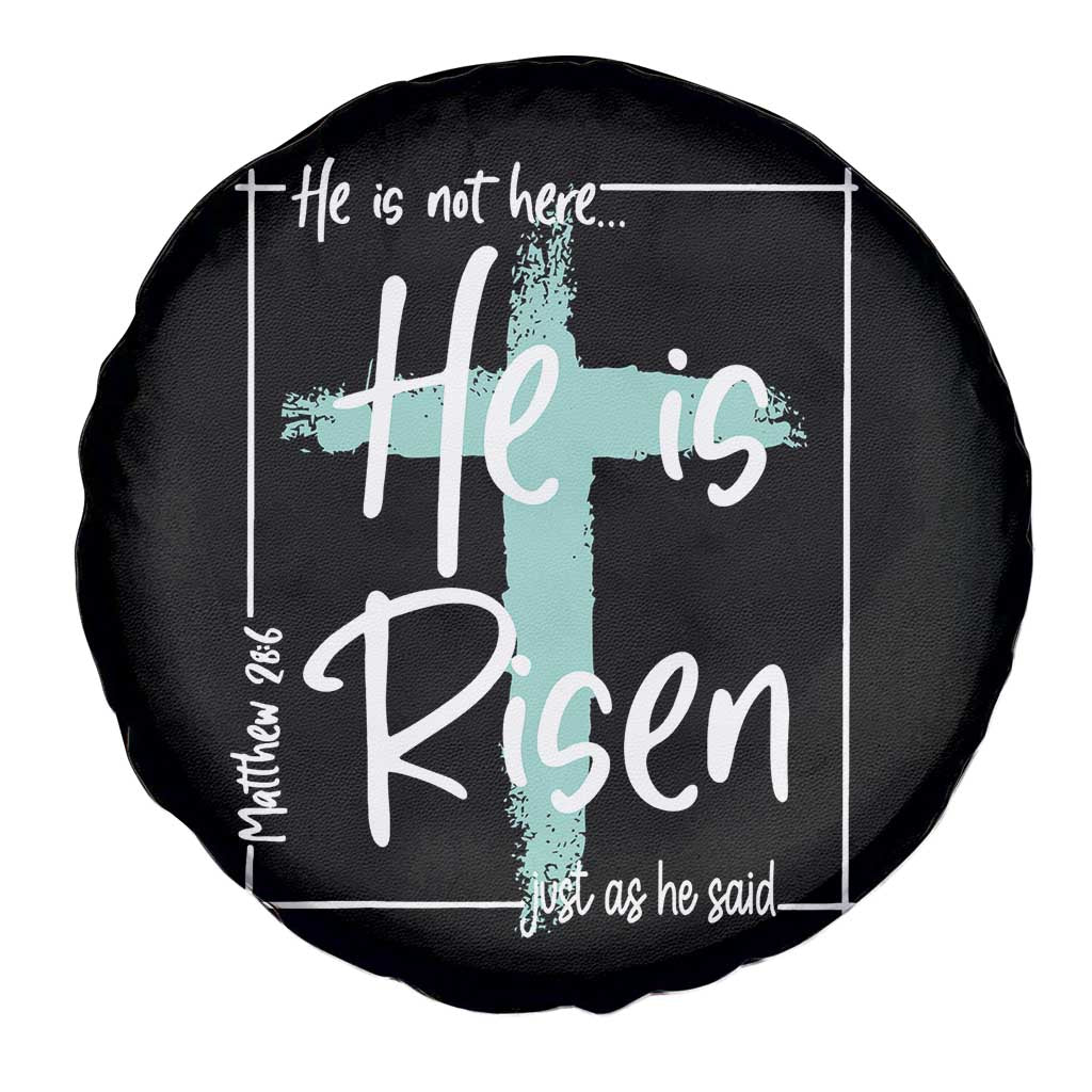 Easter He Is Risen Spare Tire Cover He Is Not Here Christian Cross