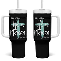 Easter He Is Risen Tumbler With Handle He Is Not Here Christian Cross