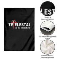 Tetelestai It Is Finished Garden Flag Jesus Last Words Christian Easter