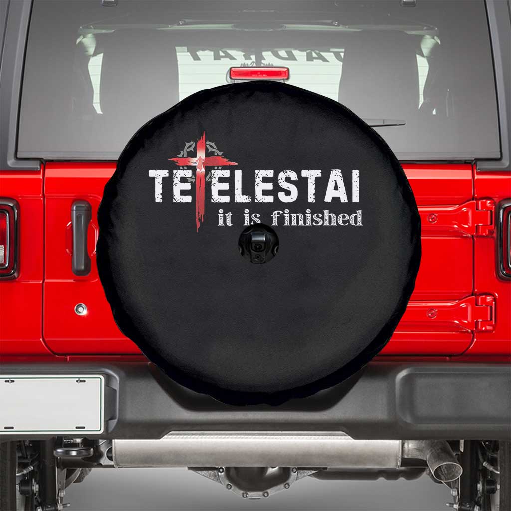 Tetelestai It Is Finished Spare Tire Cover Jesus Last Words Christian Easter
