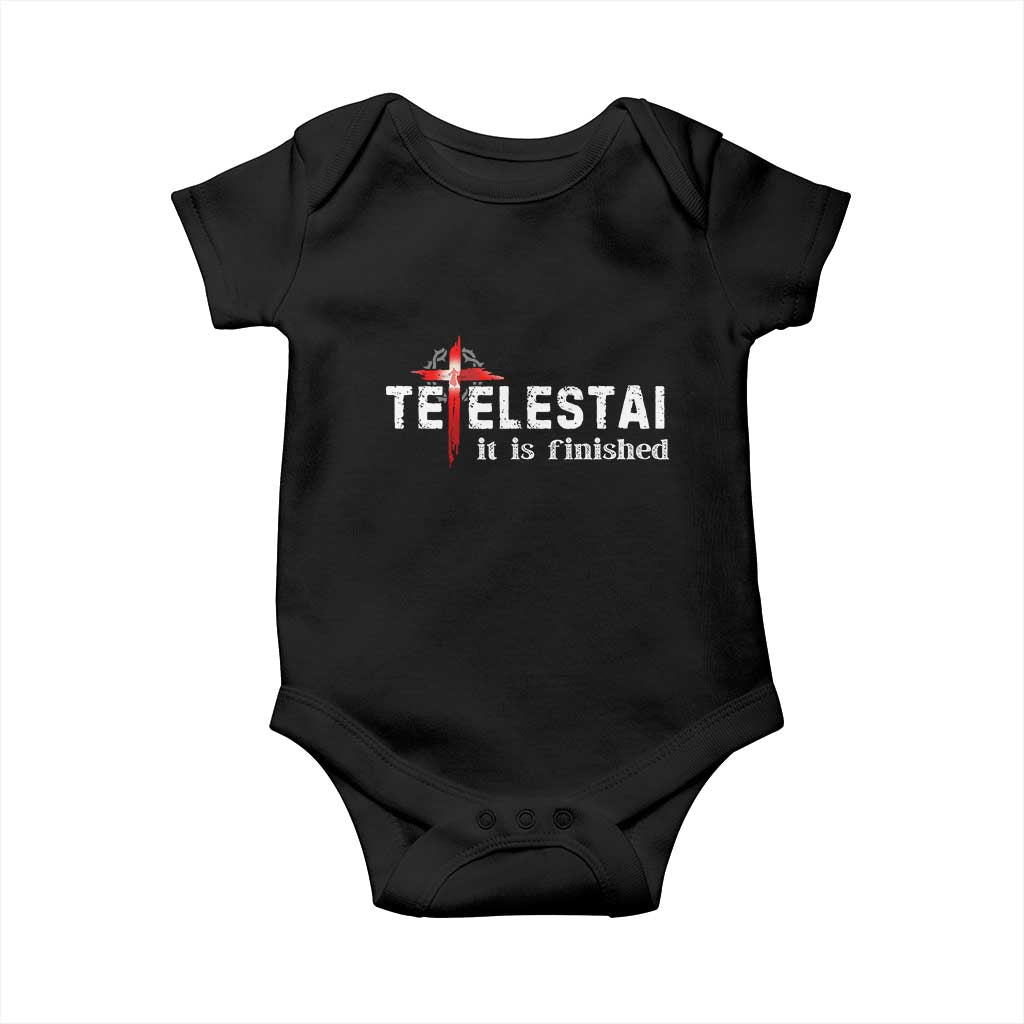 Tetelestai It Is Finished Baby Onesie Jesus Last Words Christian Easter
