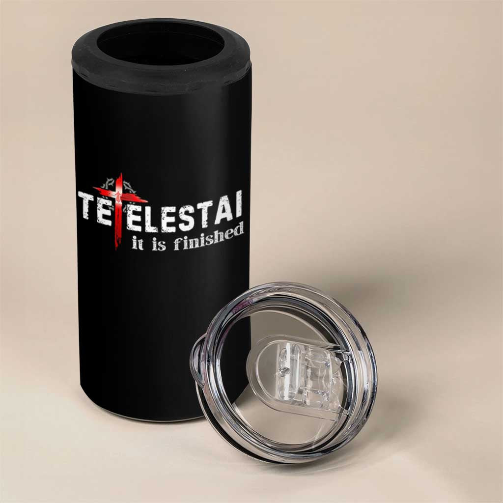Tetelestai It Is Finished 4 in 1 Can Cooler Tumbler Jesus Last Words Christian Easter