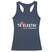 Tetelestai It Is Finished Racerback Tank Top Jesus Last Words Christian Easter