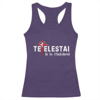 Tetelestai It Is Finished Racerback Tank Top Jesus Last Words Christian Easter