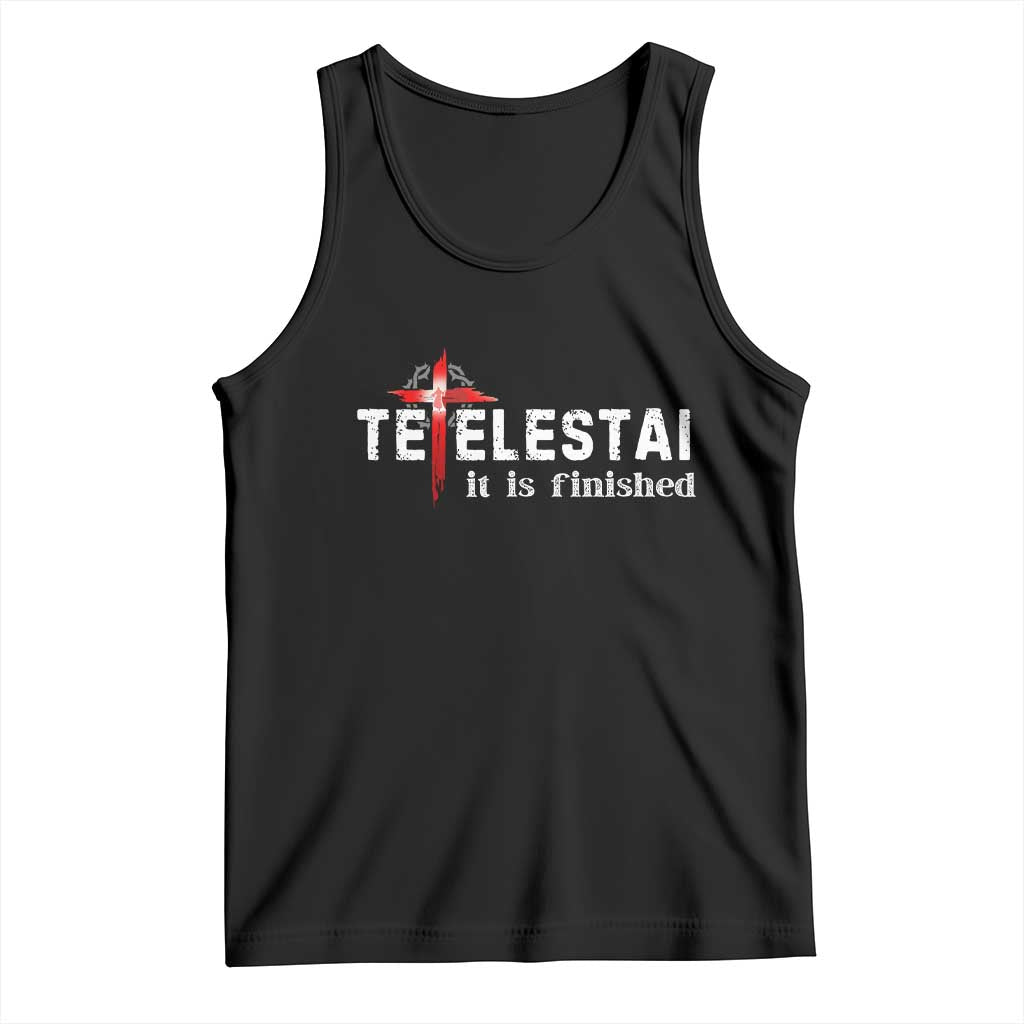 Tetelestai It Is Finished Tank Top Jesus Last Words Christian Easter