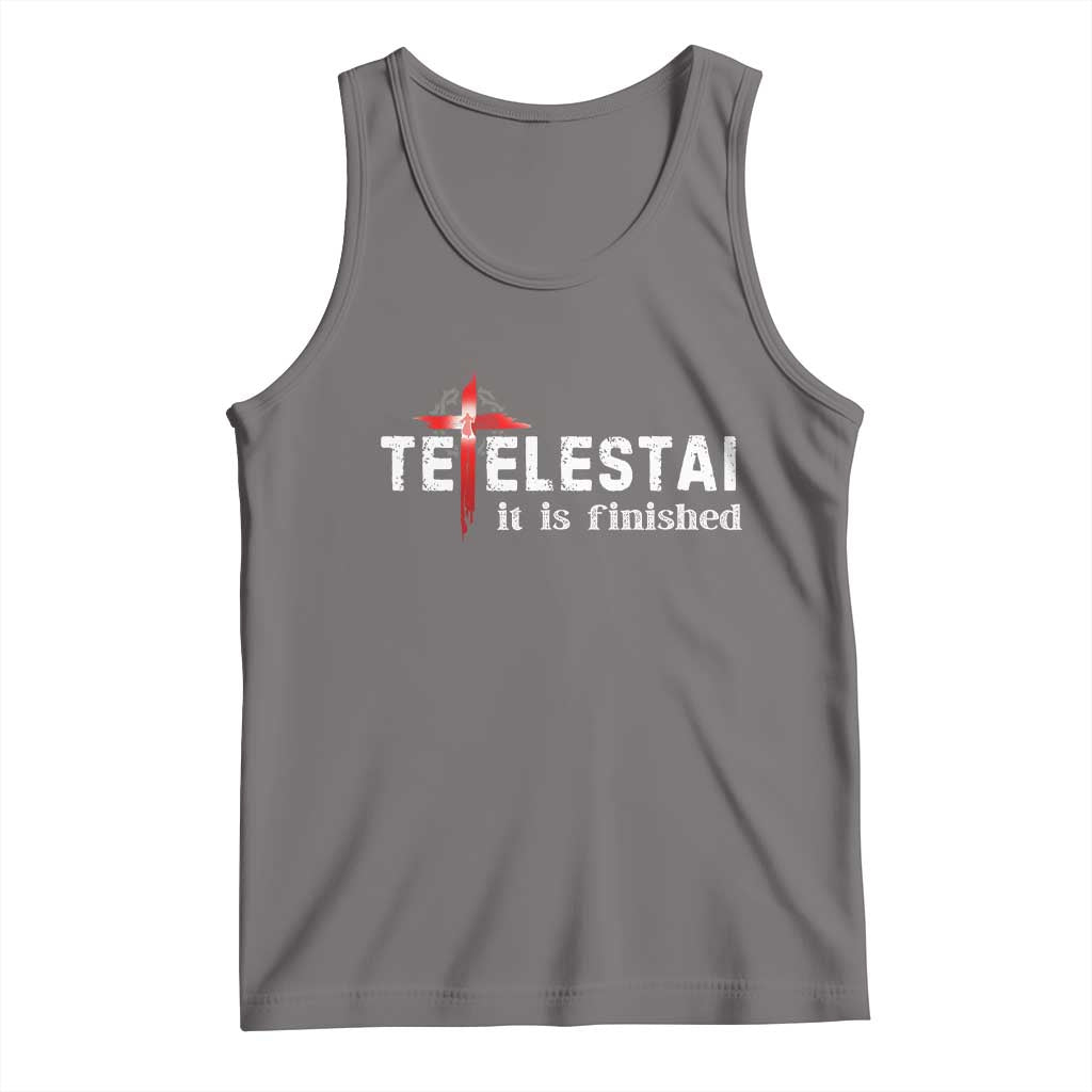 Tetelestai It Is Finished Tank Top Jesus Last Words Christian Easter