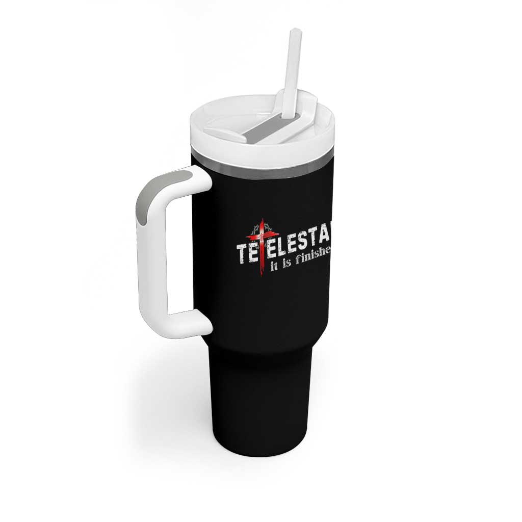 Tetelestai It Is Finished Tumbler With Handle Jesus Last Words Christian Easter