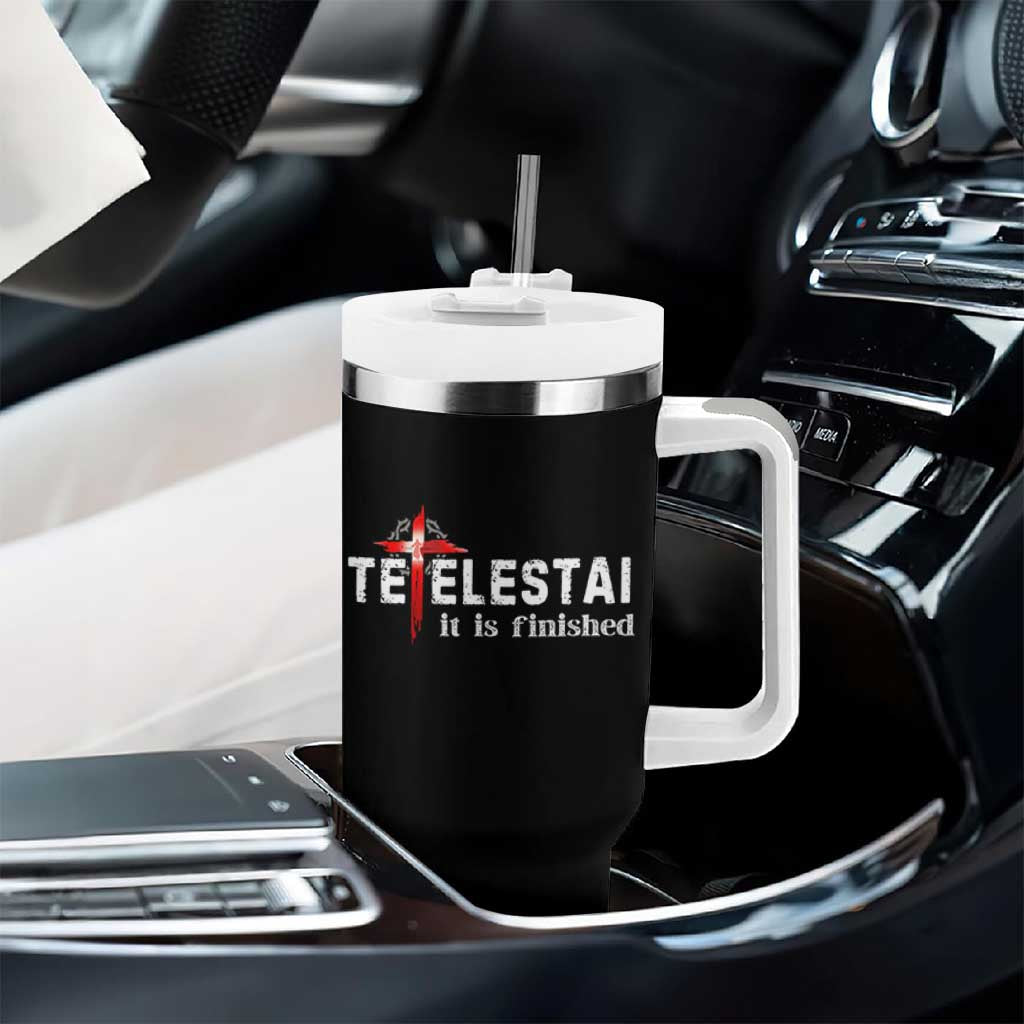 Tetelestai It Is Finished Tumbler With Handle Jesus Last Words Christian Easter
