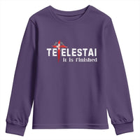 Tetelestai It Is Finished Youth Sweatshirt Jesus Last Words Christian Easter