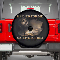 Jesus He Dided For Me So I Live For Him Spare Tire Cover Christian Religious Bible