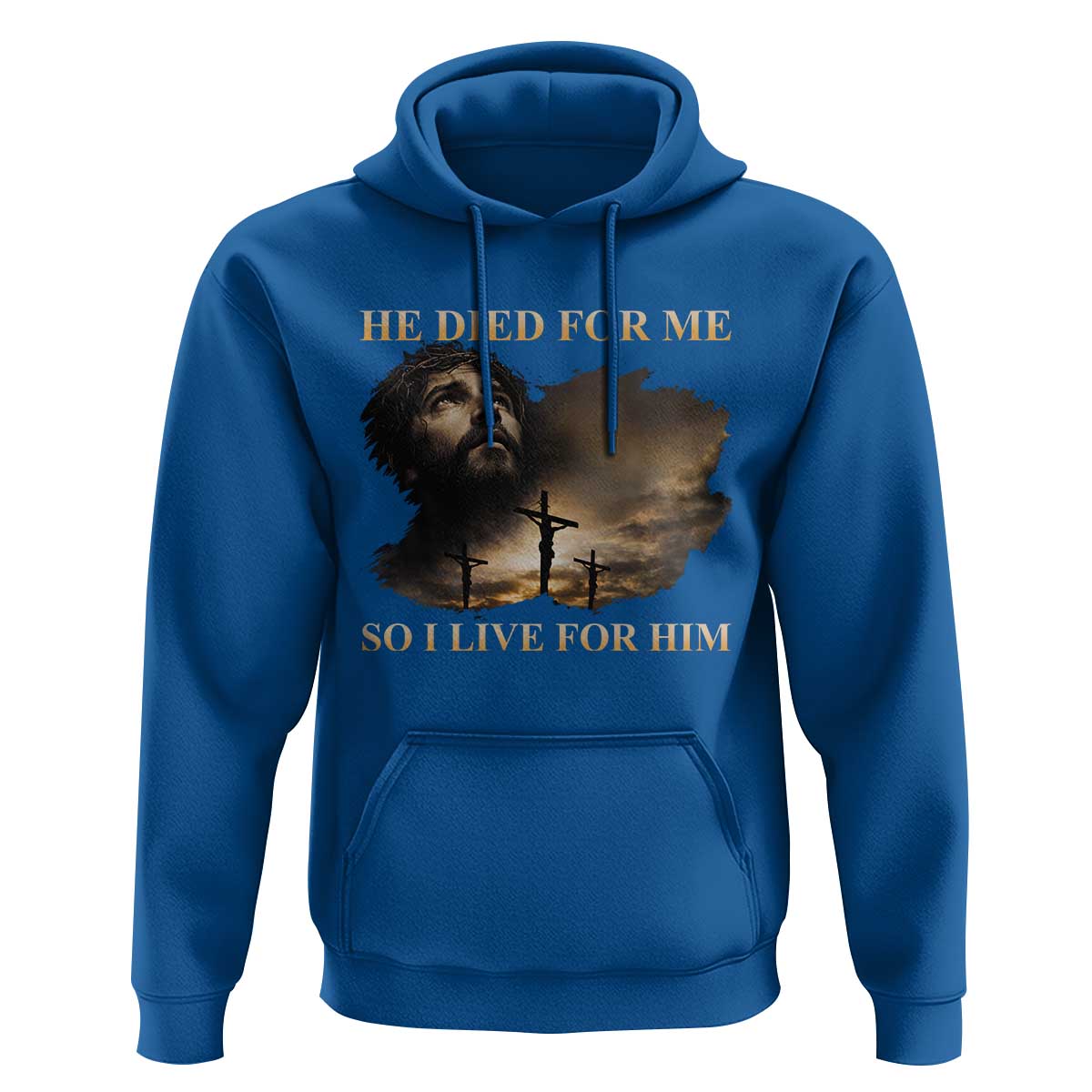 Jesus He Dided For Me So I Live For Him Hoodie Christian Religious Bible