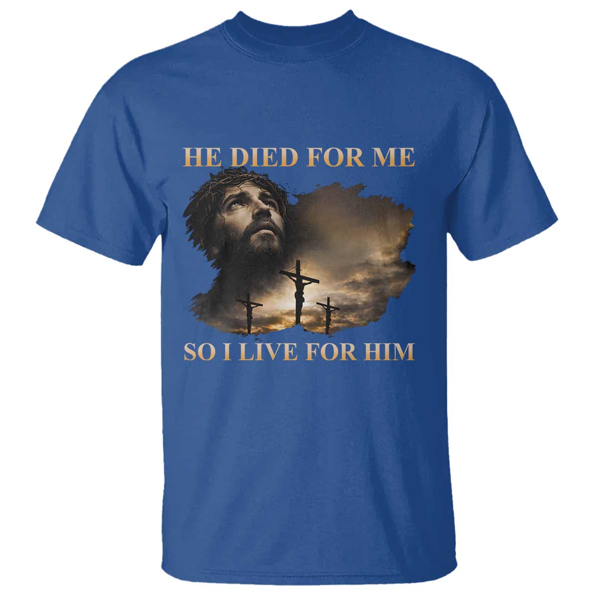 Jesus He Dided For Me So I Live For Him T Shirt Christian Religious Bible