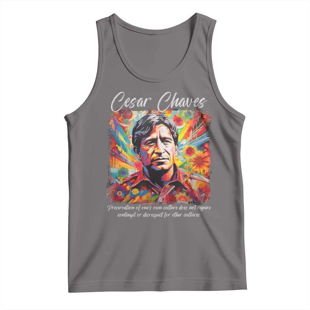 Cesar Chavez Tank Top Preservation Of Ones Own Culture Does Not Require Contempt
