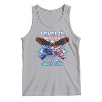 Funny 10th Birthday Tank Top Level 10 Unlocked Awesome Since 2016 USA Gamer
