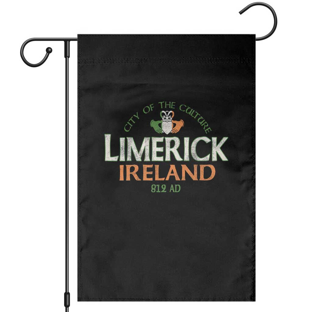 Limerick Ireland Garden Flag City Of The Culture Est 812 AD