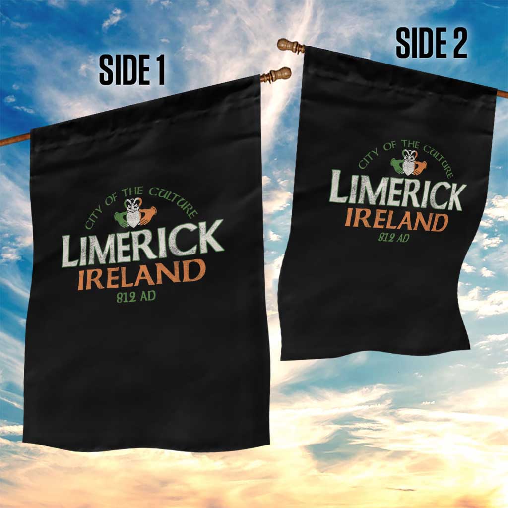 Limerick Ireland Garden Flag City Of The Culture Est 812 AD