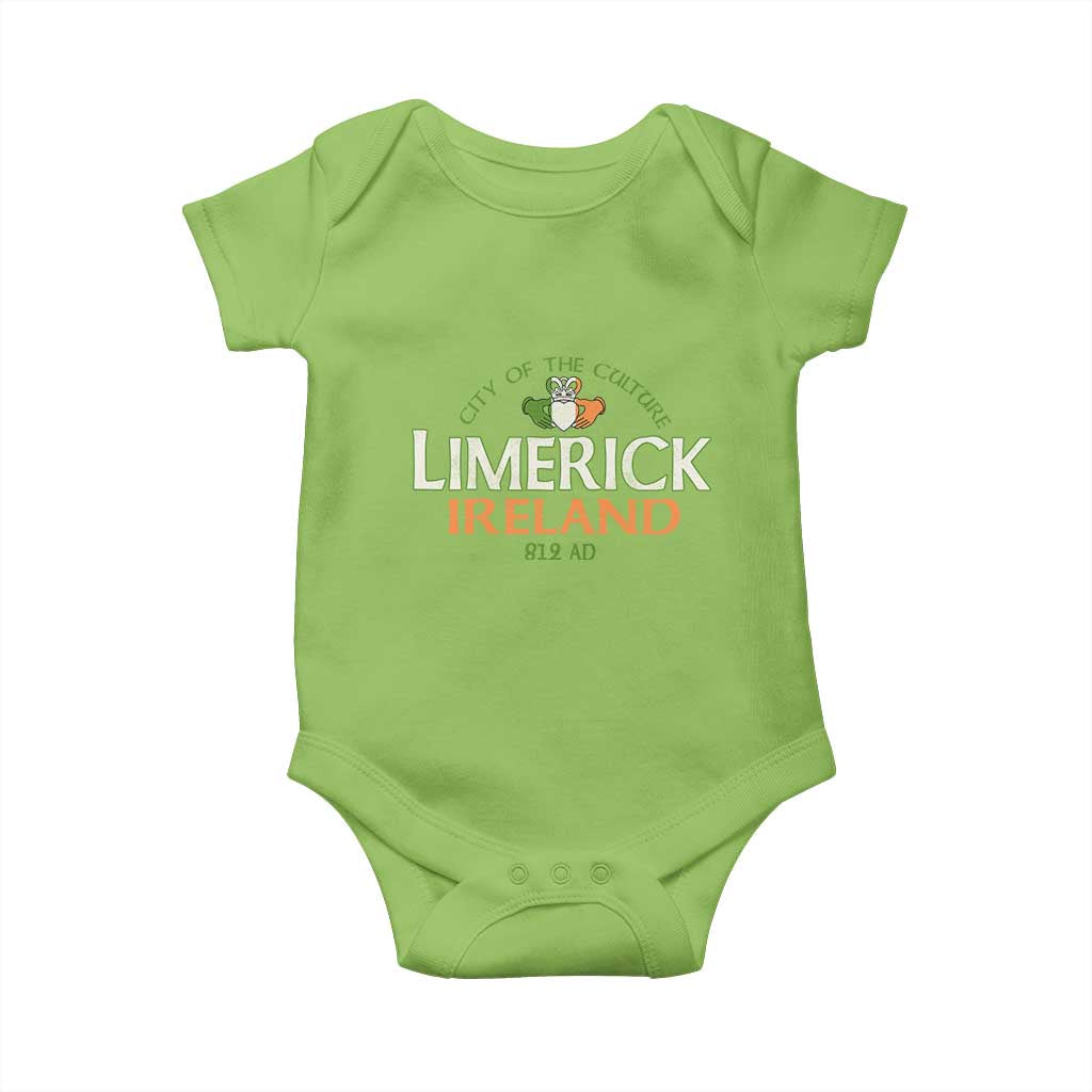 Limerick Ireland Baby Onesie City Of The Culture Est 812 AD
