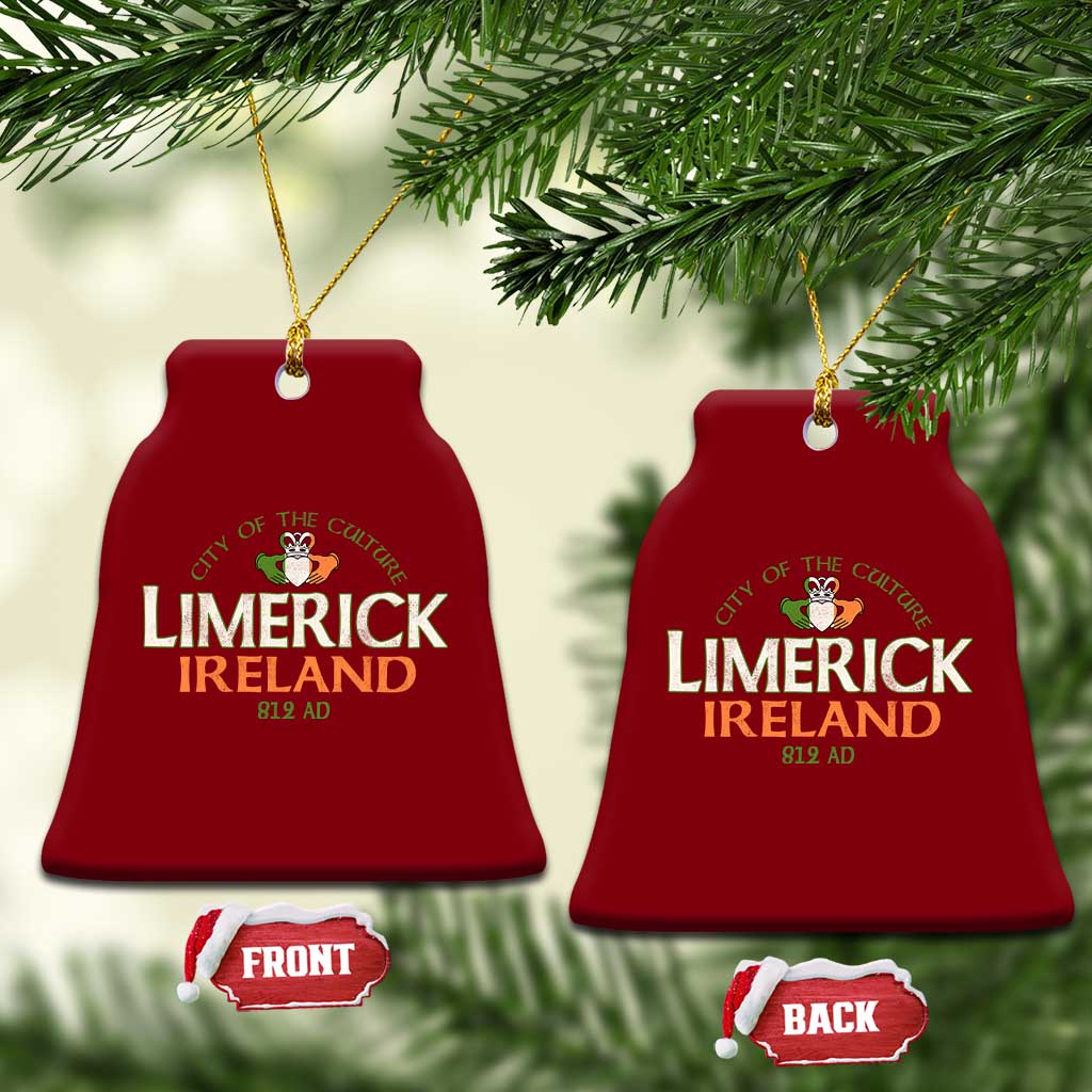 Limerick Ireland Ceramic Ornament City Of The Culture Est 812 AD