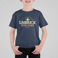 Limerick Ireland T Shirt For Kid City Of The Culture Est 812 AD
