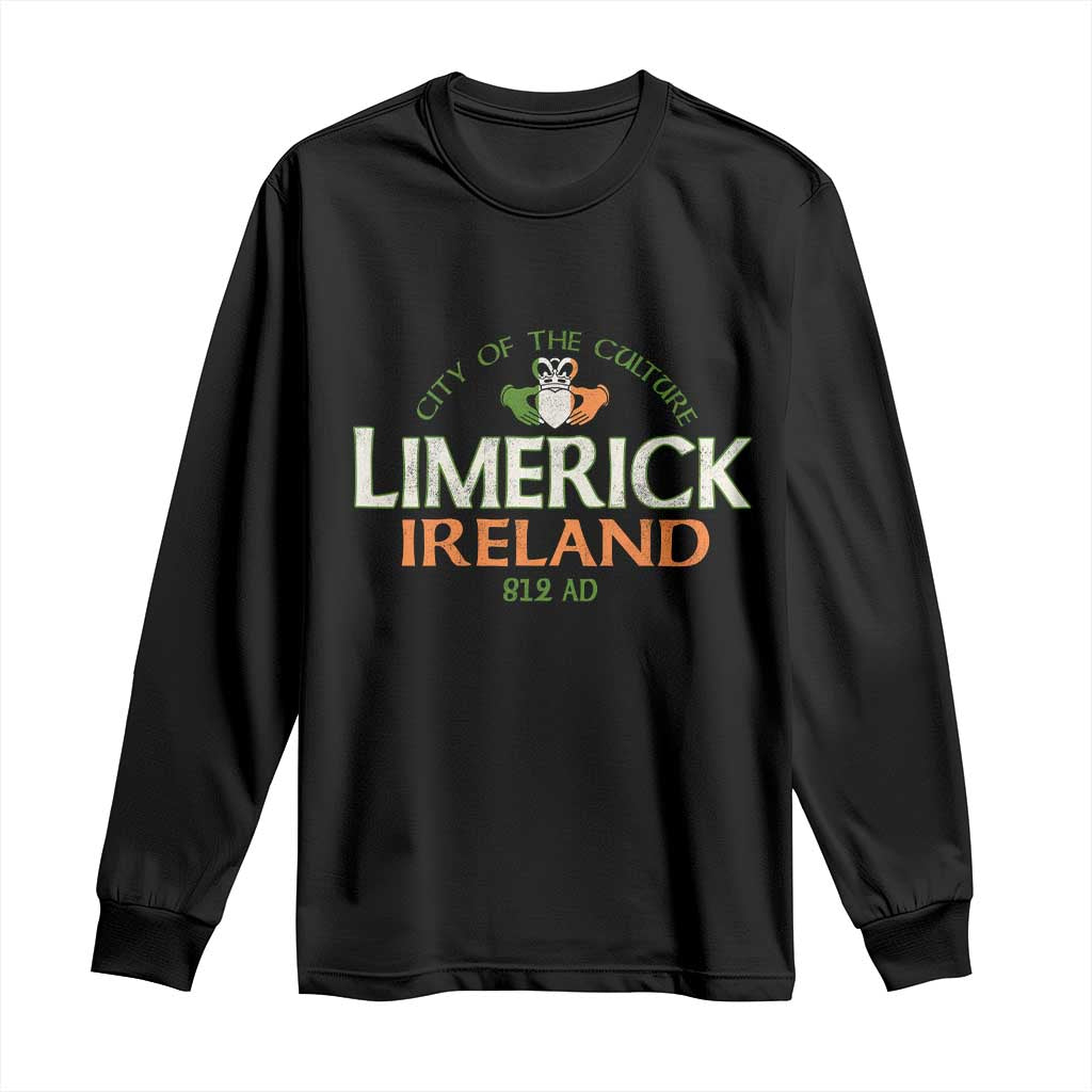 Limerick Ireland Long Sleeve Shirt City Of The Culture Est 812 AD