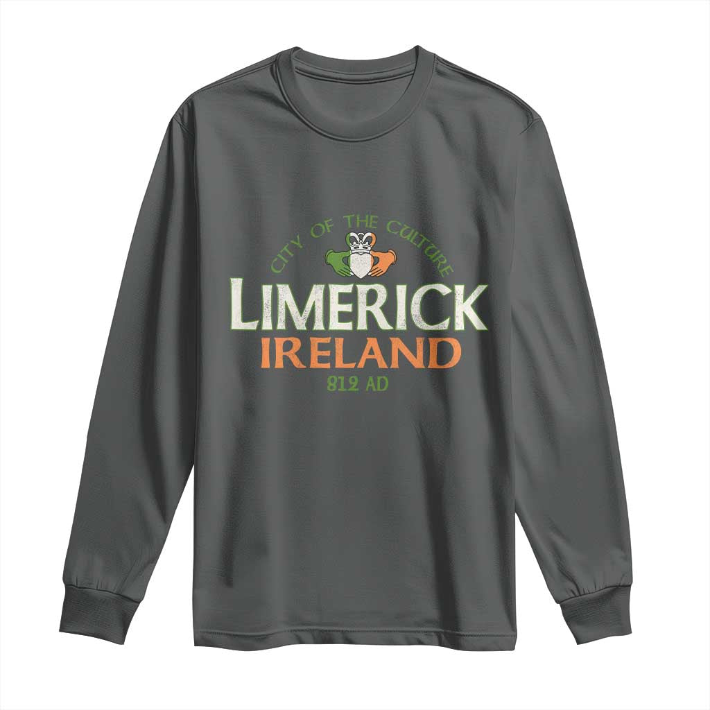 Limerick Ireland Long Sleeve Shirt City Of The Culture Est 812 AD