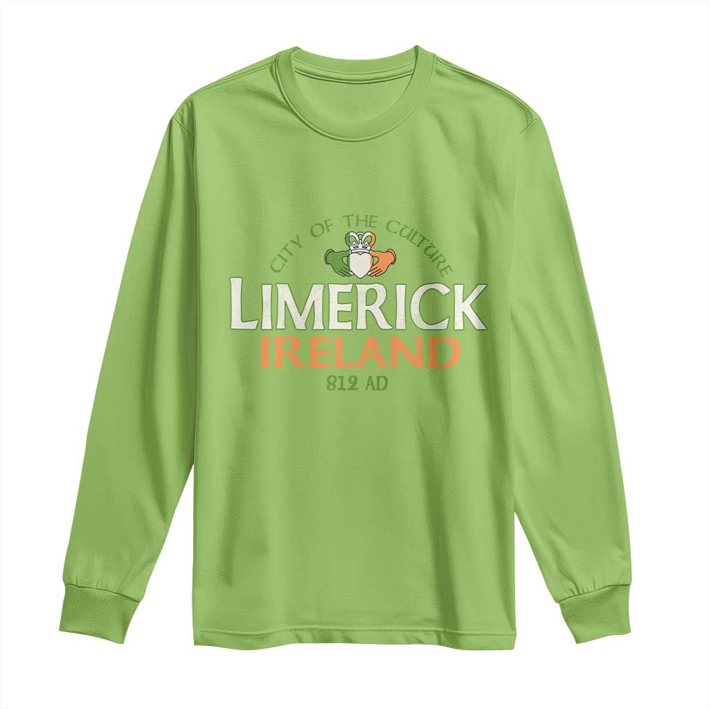 Limerick Ireland Long Sleeve Shirt City Of The Culture Est 812 AD