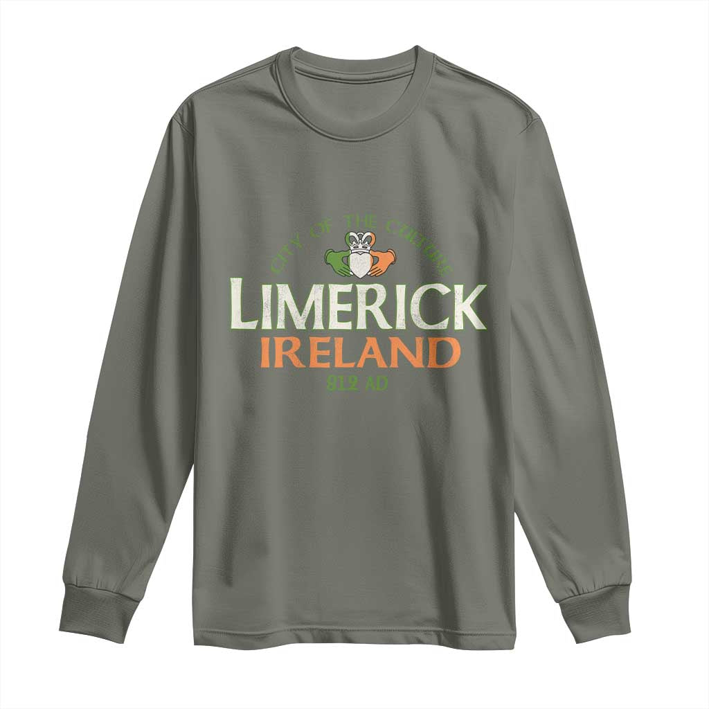 Limerick Ireland Long Sleeve Shirt City Of The Culture Est 812 AD