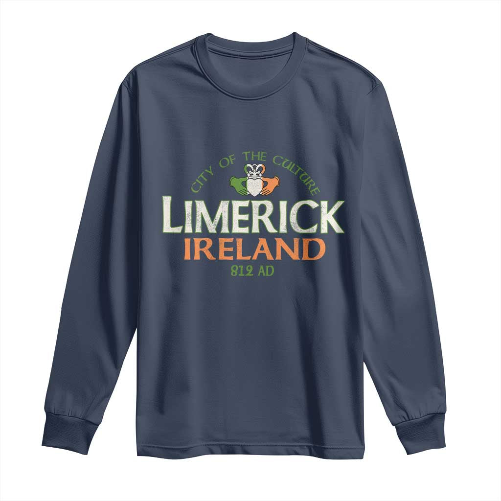 Limerick Ireland Long Sleeve Shirt City Of The Culture Est 812 AD
