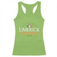 Limerick Ireland Racerback Tank Top City Of The Culture Est 812 AD