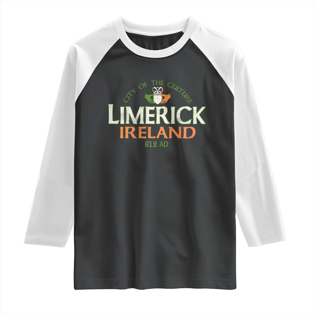 Limerick Ireland Raglan Shirt City Of The Culture Est 812 AD