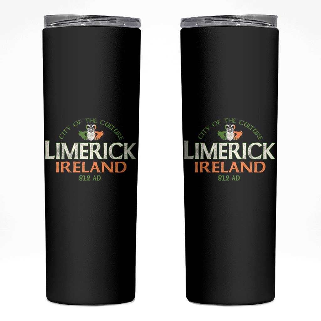 Limerick Ireland Skinny Tumbler City Of The Culture Est 812 AD