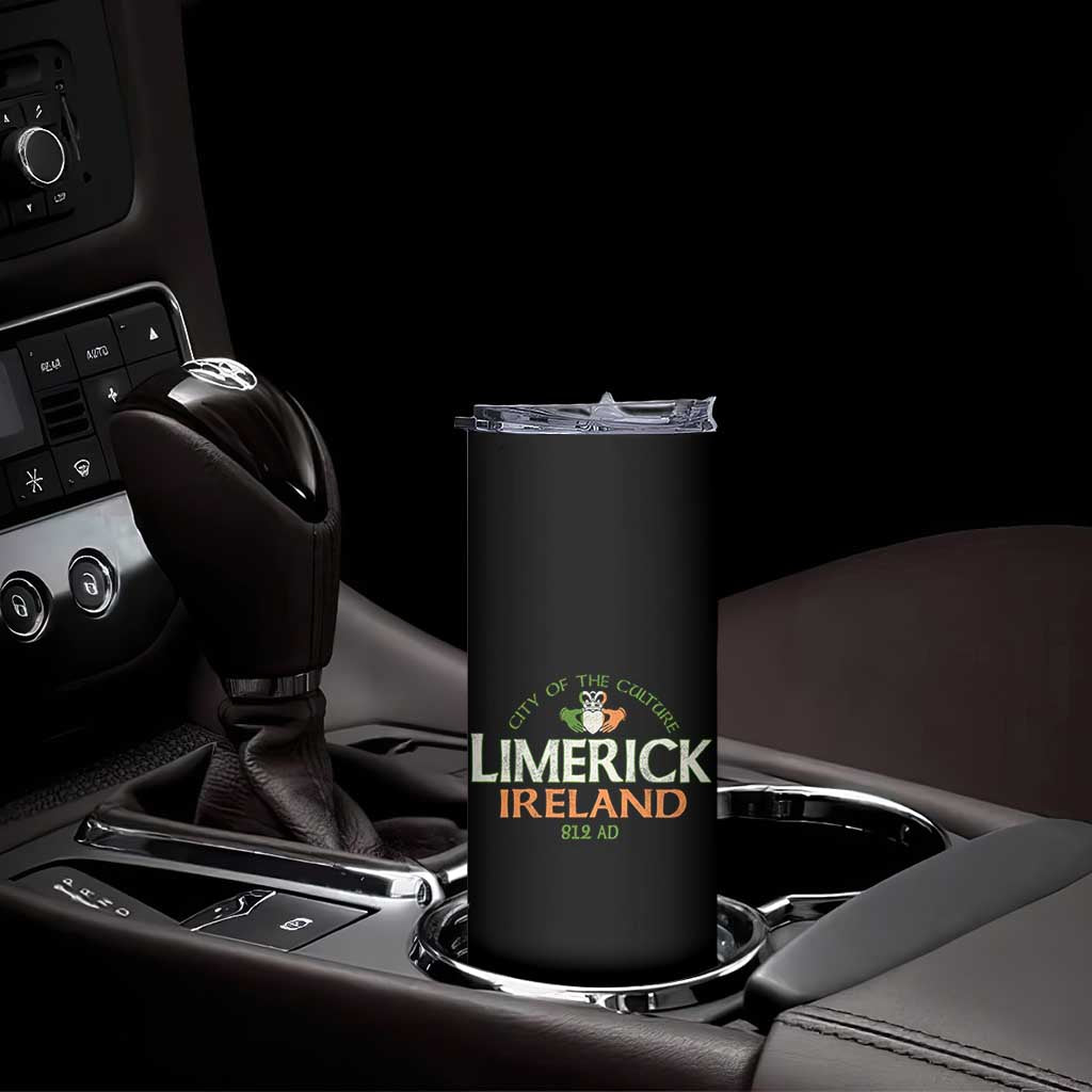Limerick Ireland Skinny Tumbler City Of The Culture Est 812 AD