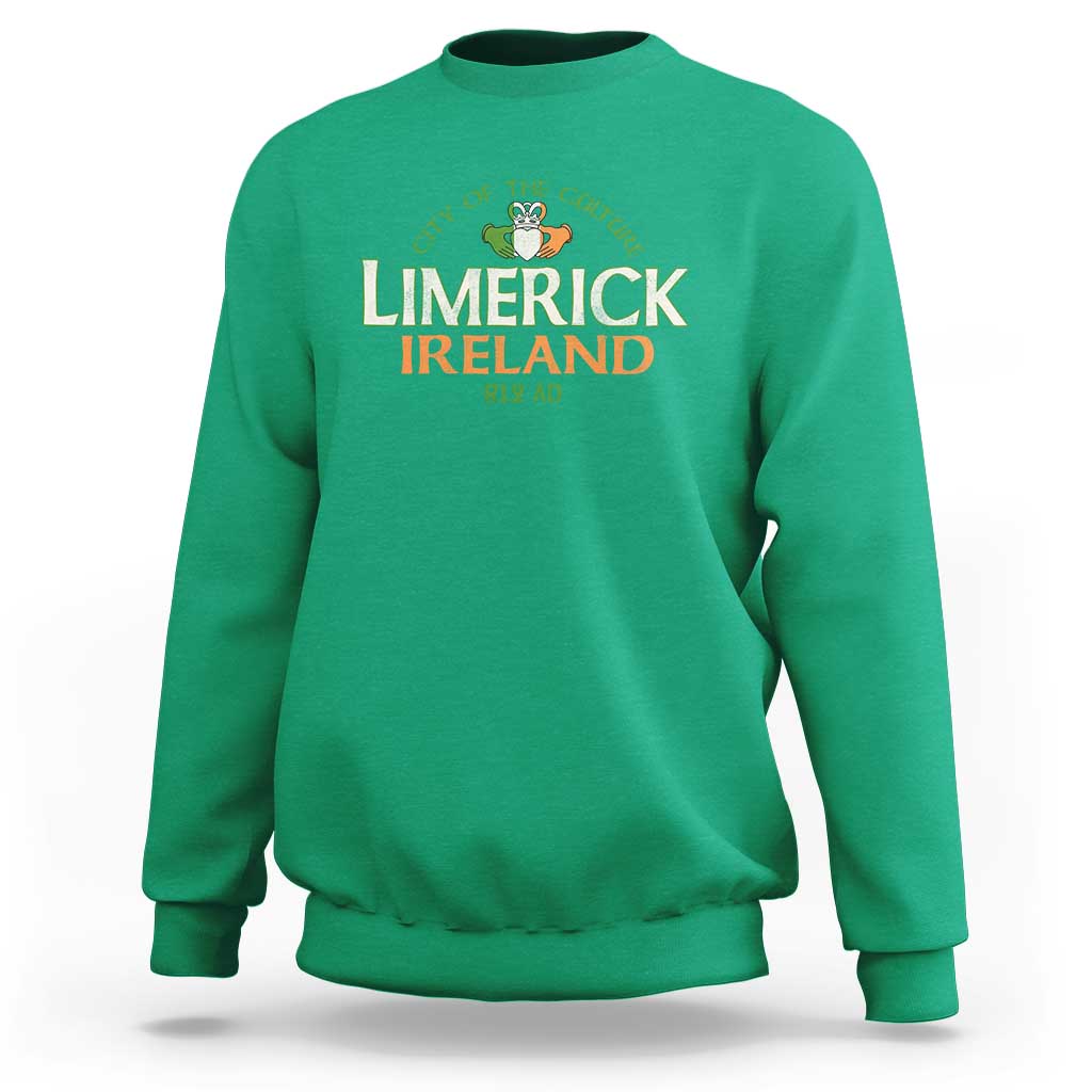 Limerick Ireland Sweatshirt City Of The Culture Est 812 AD