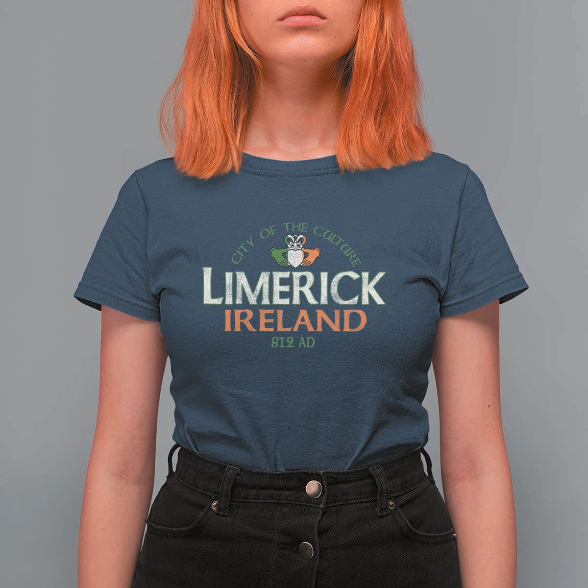 Limerick Ireland T Shirt For Women City Of The Culture Est 812 AD