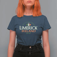 Limerick Ireland T Shirt For Women City Of The Culture Est 812 AD