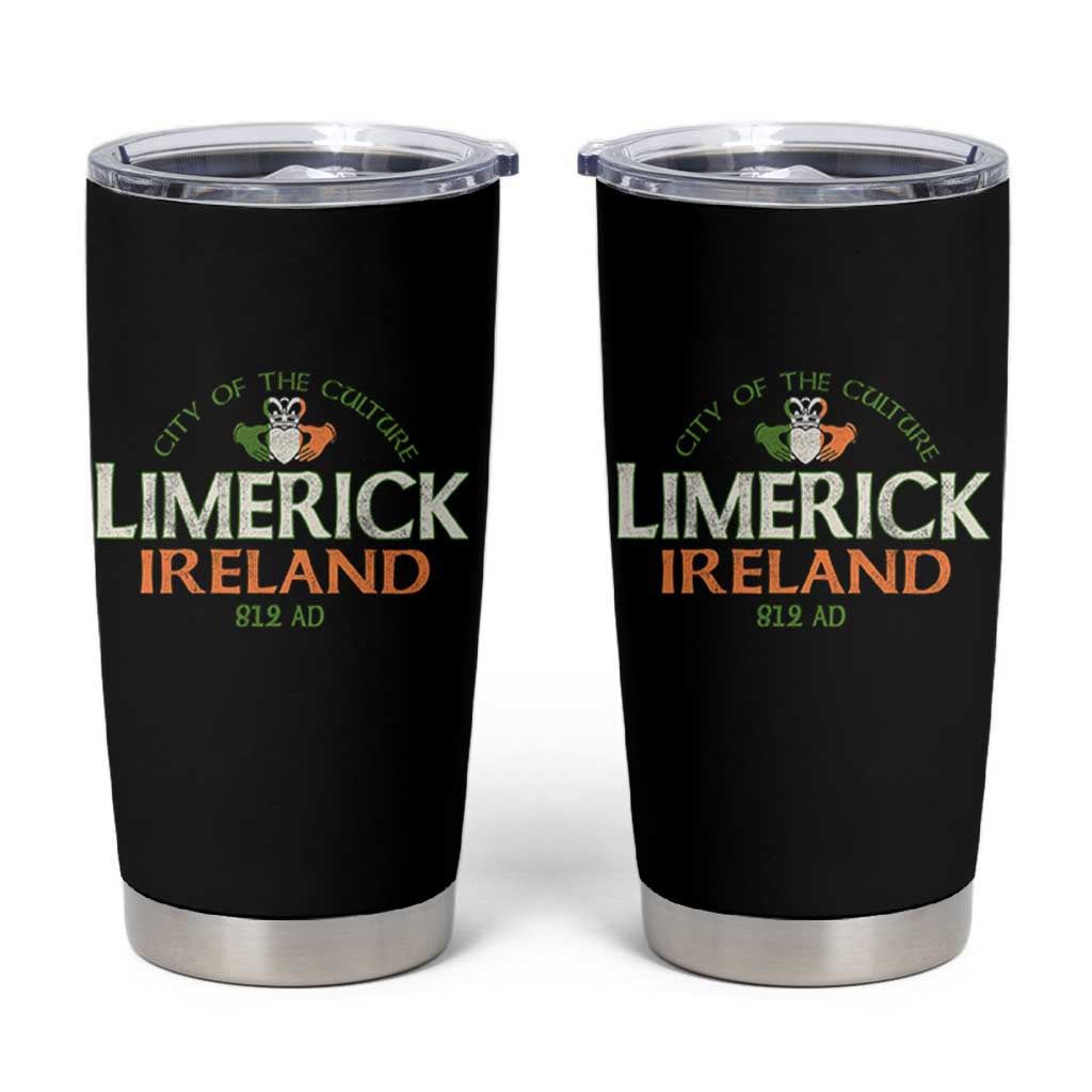 Limerick Ireland Tumbler Cup City Of The Culture Est 812 AD