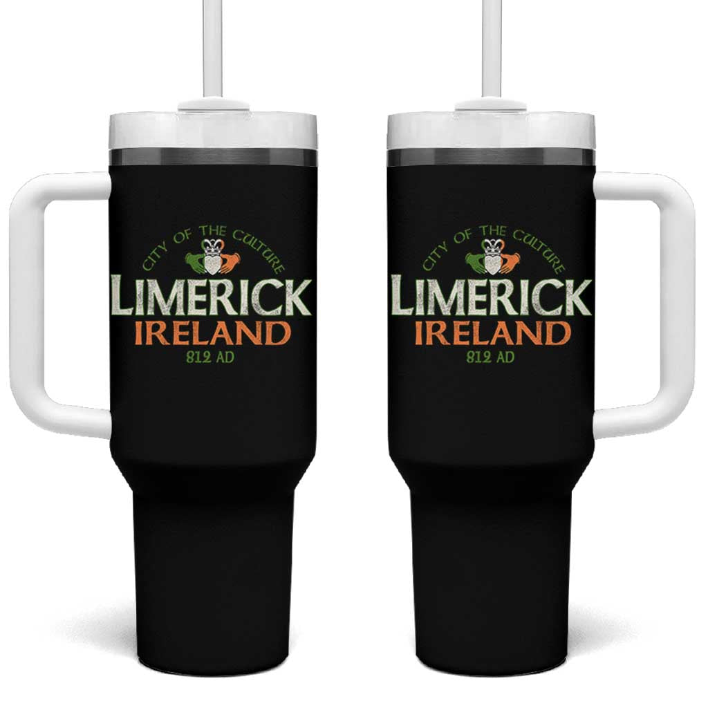 Limerick Ireland Tumbler With Handle City Of The Culture Est 812 AD