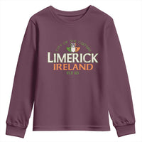 Limerick Ireland Youth Sweatshirt City Of The Culture Est 812 AD