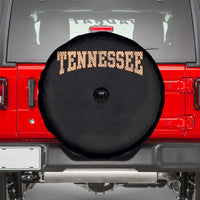 Tennessee Fan Spare Tire Cover Orange Retro Checkered Varsity TN State