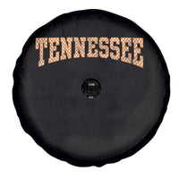Tennessee Fan Spare Tire Cover Orange Retro Checkered Varsity TN State