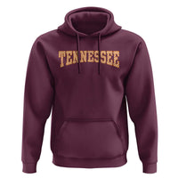 Tennessee Fan Hoodie Orange Retro Checkered Varsity TN State