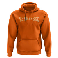 Tennessee Fan Hoodie Orange Retro Checkered Varsity TN State