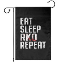 Eat Sleep RKO Repeat Garden Flag Blood Stained