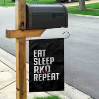Eat Sleep RKO Repeat Garden Flag Blood Stained