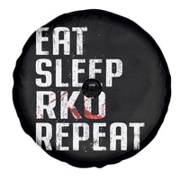 Eat Sleep RKO Repeat Spare Tire Cover Blood Stained